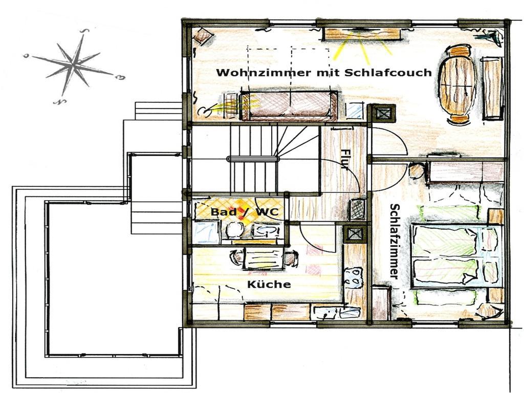 Ferienwohnung Am Eisweiher ทิทิเซ-นอยชตัดท์ ภายนอก รูปภาพ